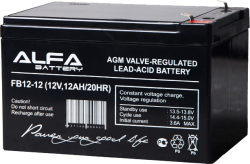 Аккумулятор Alfa Battery FB 12-12